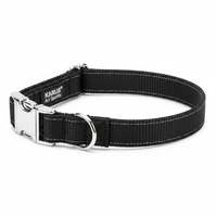 Karlie Art Sportiv Silverplus Halsband Schwarz 15mm x 30-45cm Seitenansicht