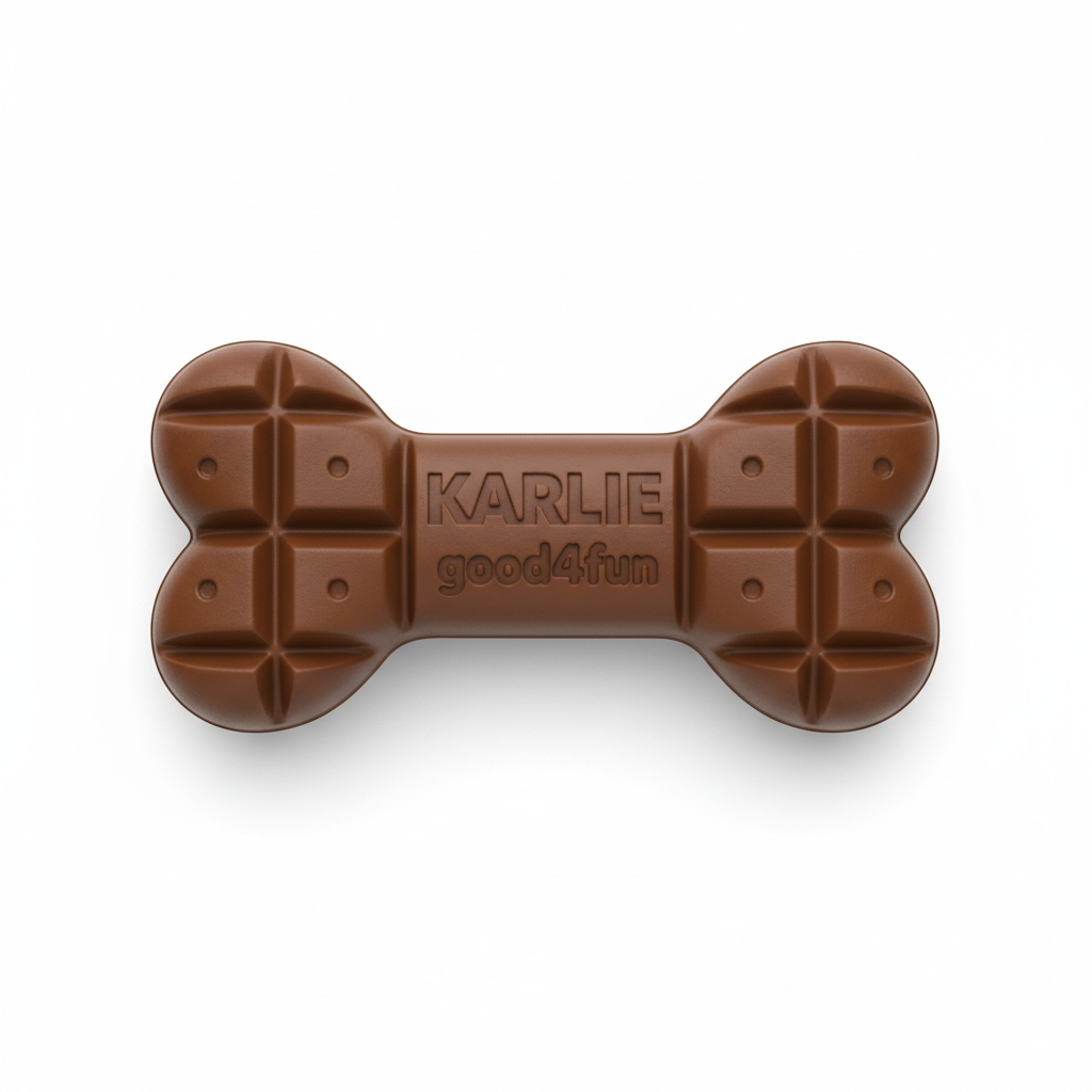 Karlie good4fun TPR Schoko-Knochen 10cm Hauptansicht