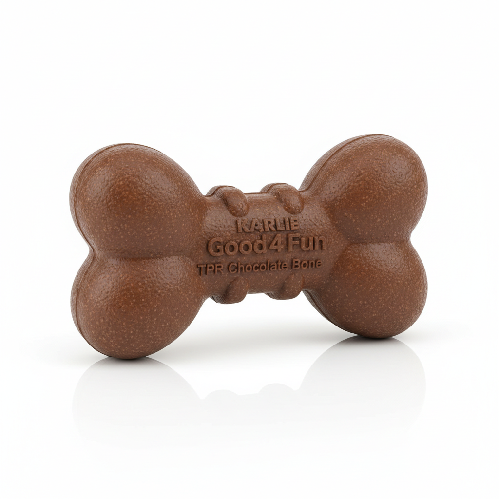 Karlie good4fun TPR Schoko-Knochen 14cm Seitenansicht