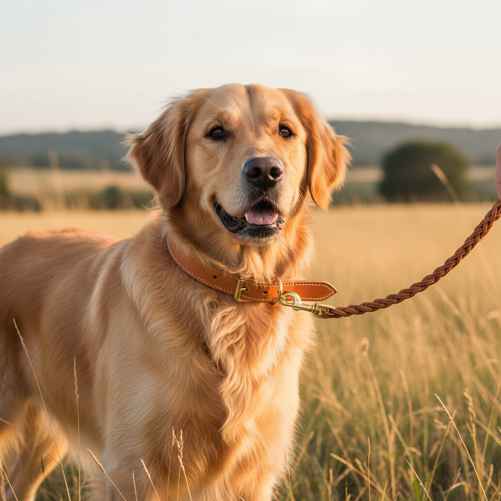 Karlie Halsband Buffalo in Verwendung