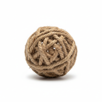 Karlie Jute-Spielzeug Ball 8cm Seitenansicht
