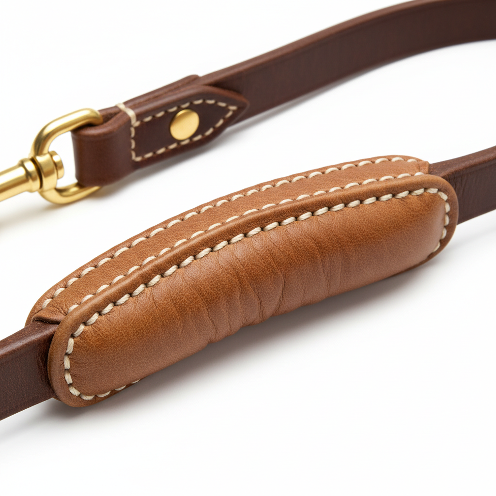 Karlie Leine Buffalo-Leder Detail