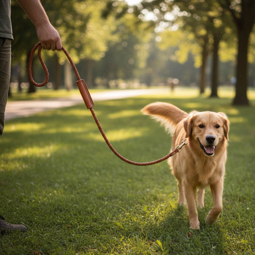 Karlie Leine in Verwendung