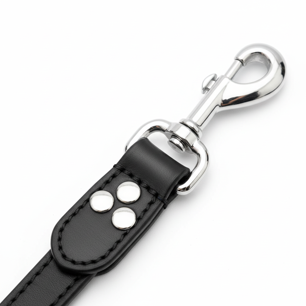 Karlie Leine Schwarz Karabiner Detail