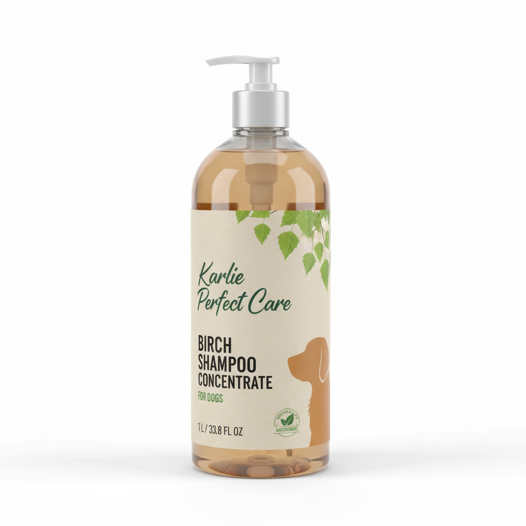 Karlie Perfect Care Shampoo-Konzentrat Birke 1000ml Seitenansicht