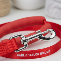 Karlie Teflon Führleine No Limit Rot 15mm x 200cm Detail