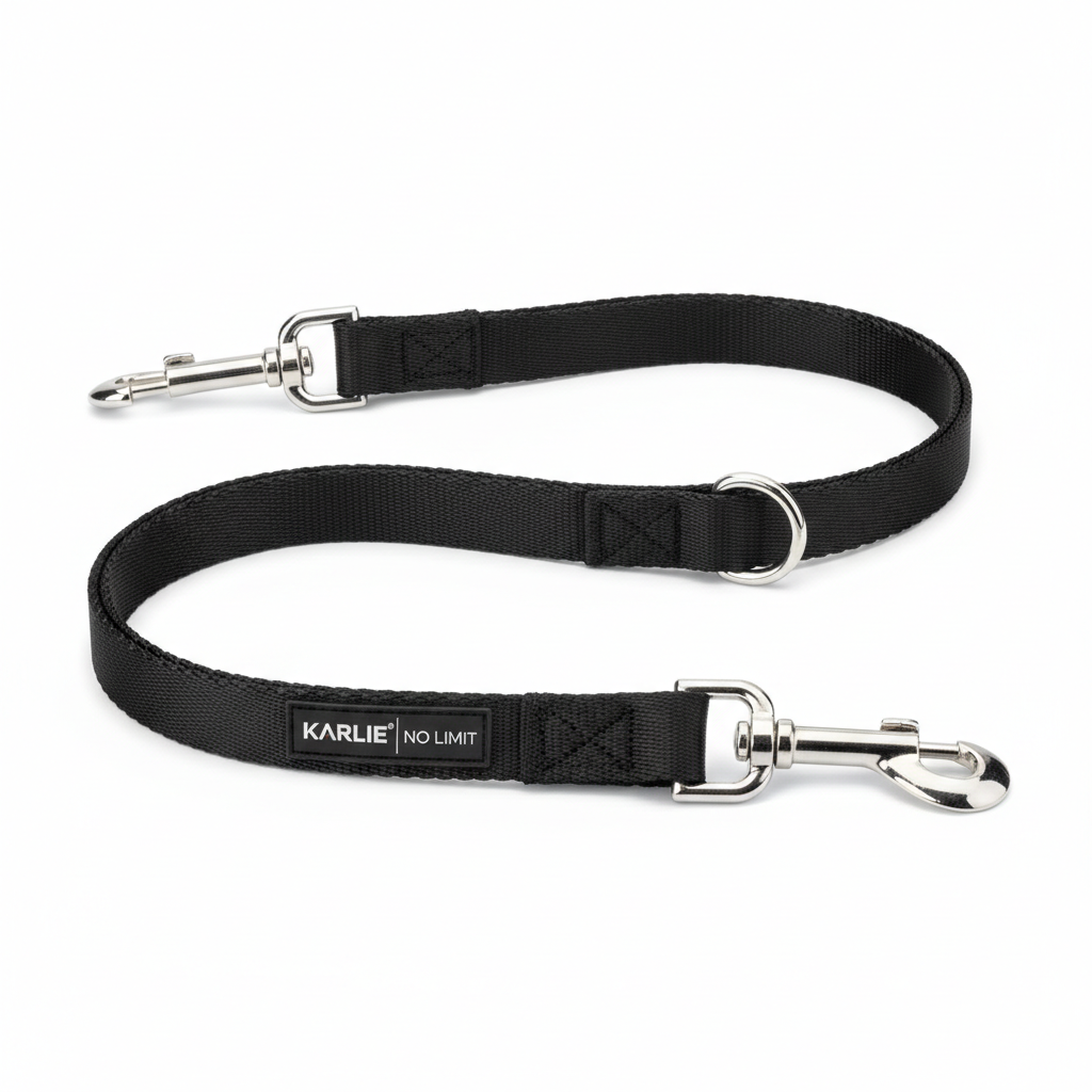 Karlie Teflon Führleine No Limit Schwarz 20mm x 200cm Hauptansicht