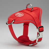 Karlie Teflon Geschirr No Limit Rot 15mm x 35-50cm Detail