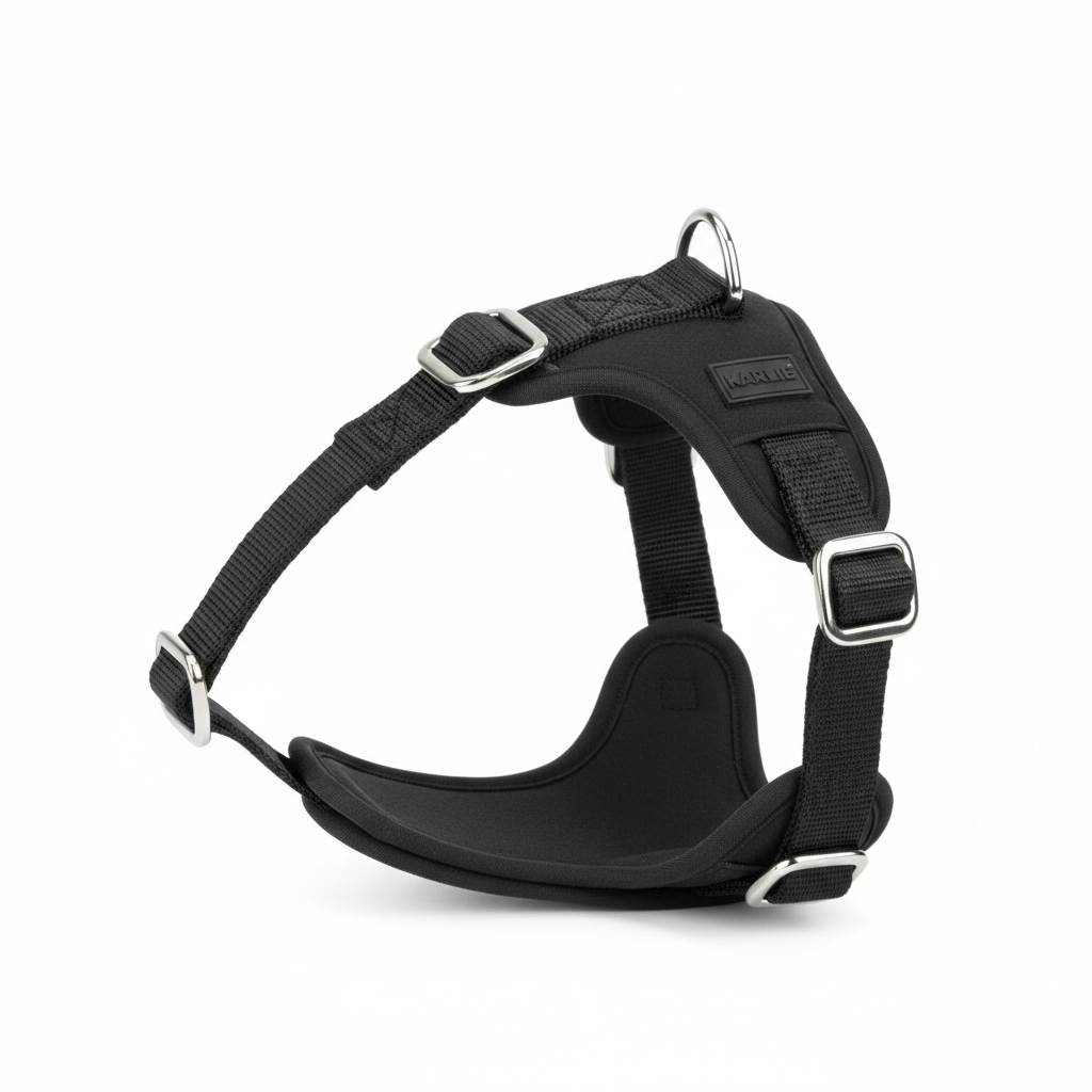 Karlie Teflon Geschirr No Limit Schwarz 20mm x 45-70cm Seitenansicht