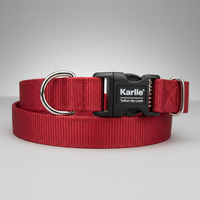 Karlie Teflon Halsband No Limit Rot 15mm x 30-45cm Detail