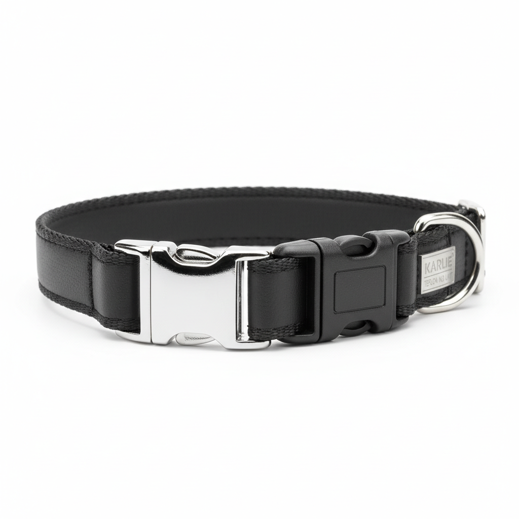 Karlie Teflon Halsband No Limit Rot 20mm x 40-55cm Seitenansicht