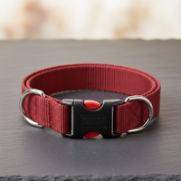 Karlie Teflon Halsband No Limit Rot 25mm x 45-65cm Detail