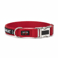 Karlie Teflon Halsband No Limit Schwarz 15mm x 30-45cm Seitenansicht