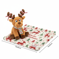 Karlie Xmas-Set Plüschtier mit Decke Elch Hauptansicht