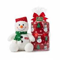 Karlie Xmas-Set Plüschtier mit Decke Schneemann Hauptansicht