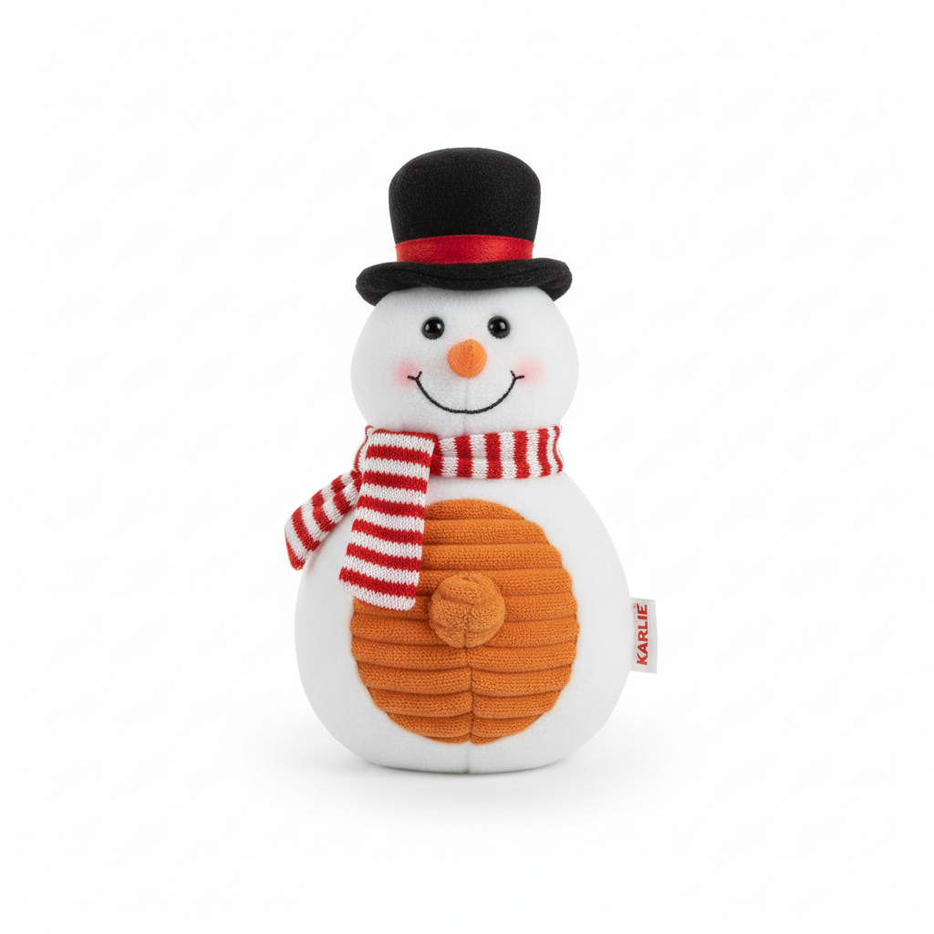 Karlie Xmas-Set Schneemann Plüschtier Detail