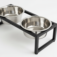 Kerbl Doppelnapfständer 450ml Detail