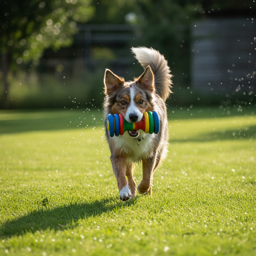 Kerbl Hantel Klein in Verwendung