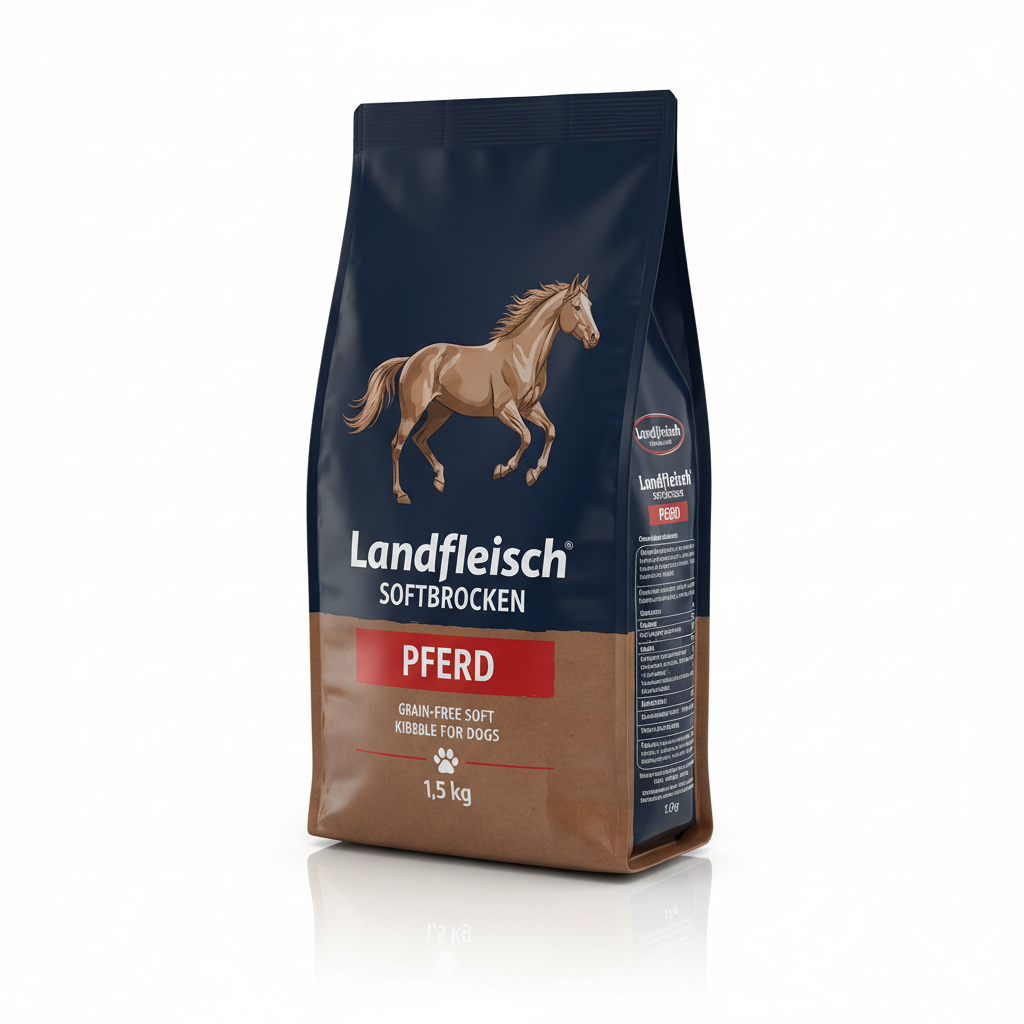 Landfleisch Softbrocken mit Pferd 1,5kg Produktbild