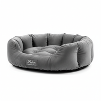 Lebon Hundebett Bruno Grau 100x75cm Seitenansicht