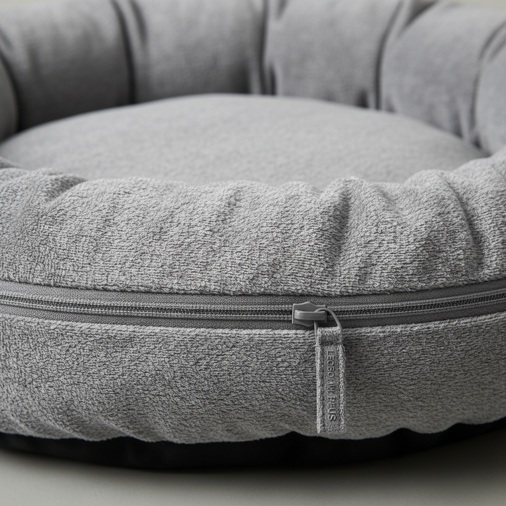 Lebon Hundebett Noah PLUS Grau 100x75cm Detail
