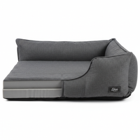 Lebon Hundebett Noah PLUS Grau 100x75cm Seitenansicht