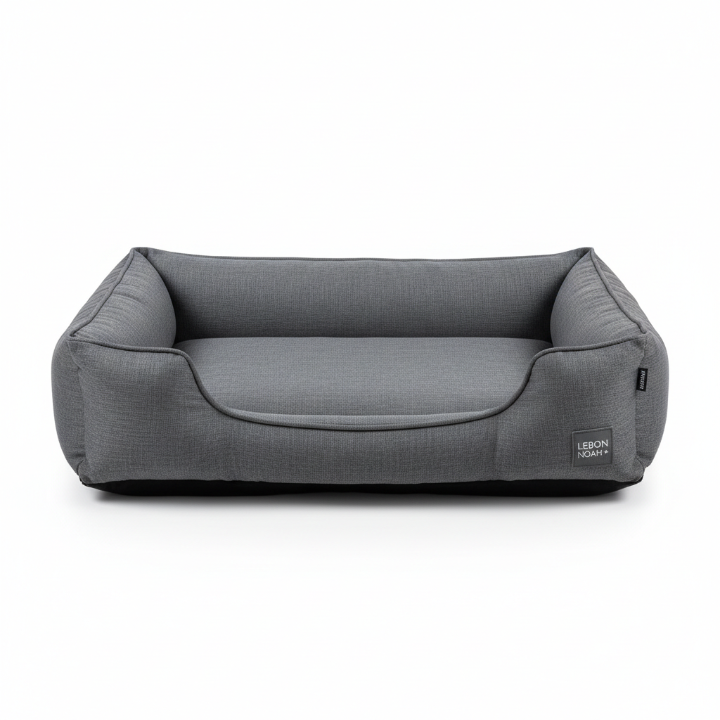 Lebon Hundebett Noah PLUS Grau 120x90cm Hauptansicht