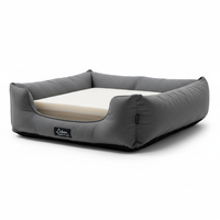 Lebon Hundebett Noah PLUS Grau 120x90cm Seitenansicht
