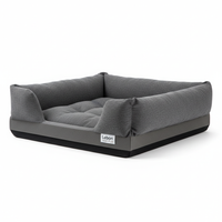 Lebon Hundebett Noah PLUS Grau 80x60cm Seitenansicht