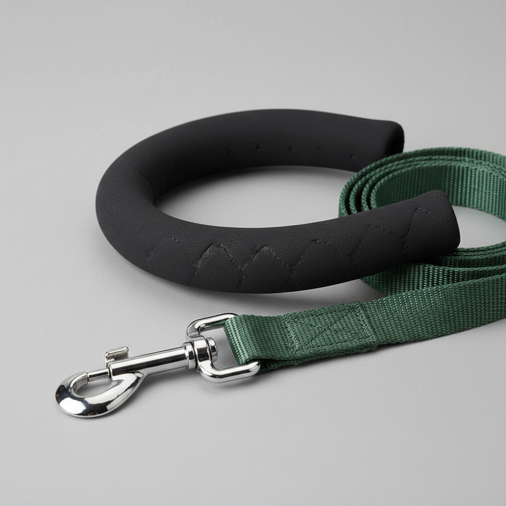 Nobby Schleppleine Cover Schwarz 10m 20mm Detail