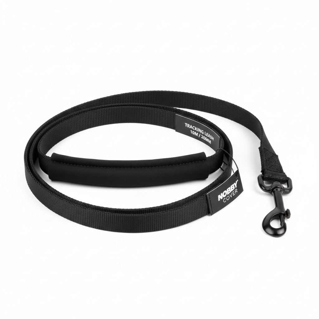 Nobby Schleppleine Cover Schwarz 10m 20mm Hauptansicht