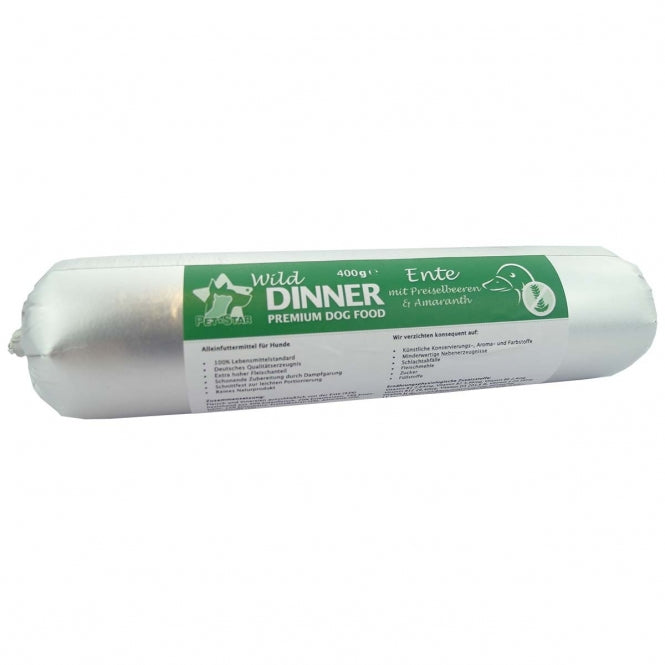 Wild Dinner Gourmet-Wurst Ente mit Preiselbeeren - 400 g