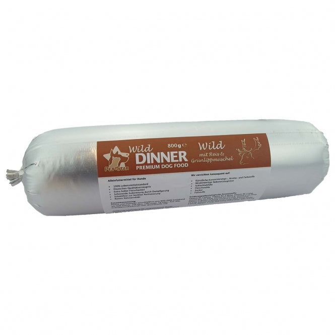 Wild Dinner Gourmet-Wurst Wild mit Reis - 400 g