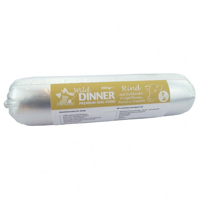 Wild Dinner Gourmet-Wurst Rind mit Hokkaido - 400 g