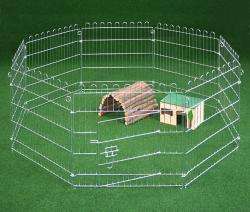 Pet-Star Freigehege HOPPEL XL inkl. Schutznetz