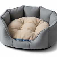 Trixie Bett Pyra Blau/Beige 55x42cm Kissen Detail