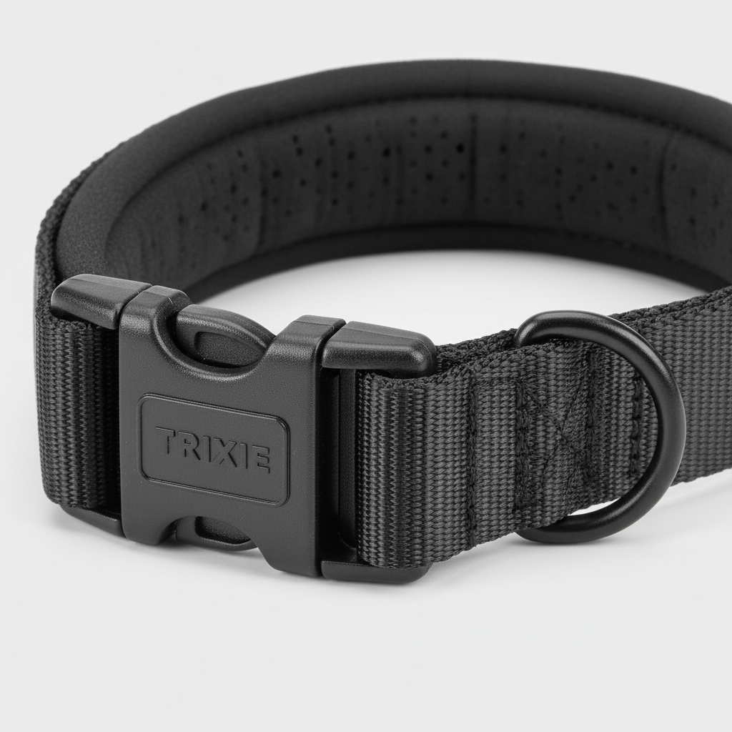 Trixie Experience Halsband Schwarz S-M Detail