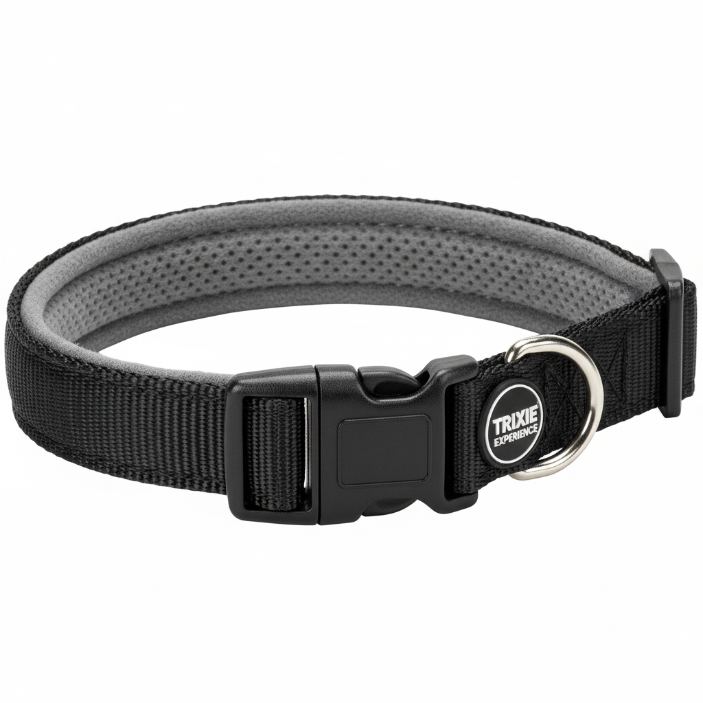 Trixie Experience Halsband Schwarz S-M Seitenansicht