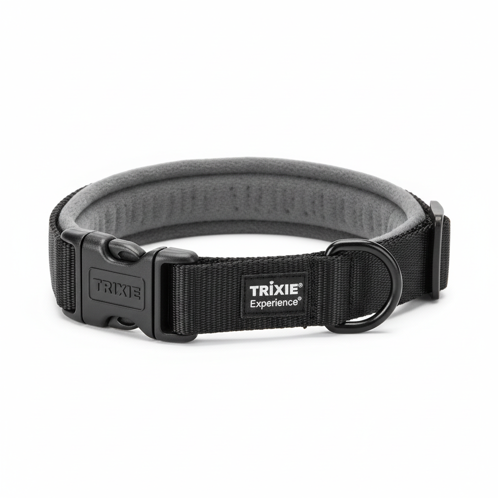 Trixie Experience Halsband Schwarz XS-S Seitenansicht