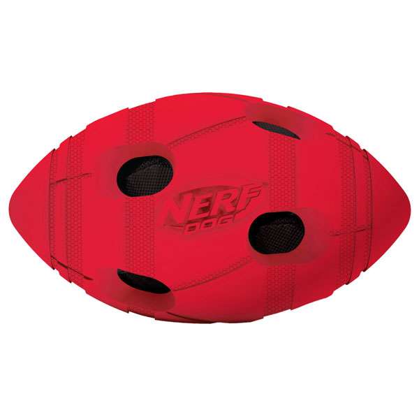 NERF DOG Crunch & Squeak Bash Football