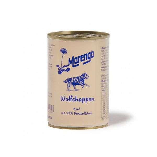 Marengo Hunde Feuchtnahrung in der Dose Wolfshappen 400 g